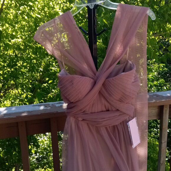 Birdy Grey "Christina" mauve versataille dress sz M NEW (BG7) - Picture 4 of 15